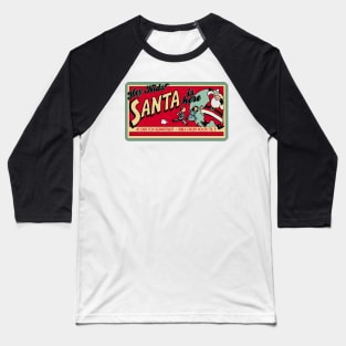 Santa Is Here Baseball T-Shirt